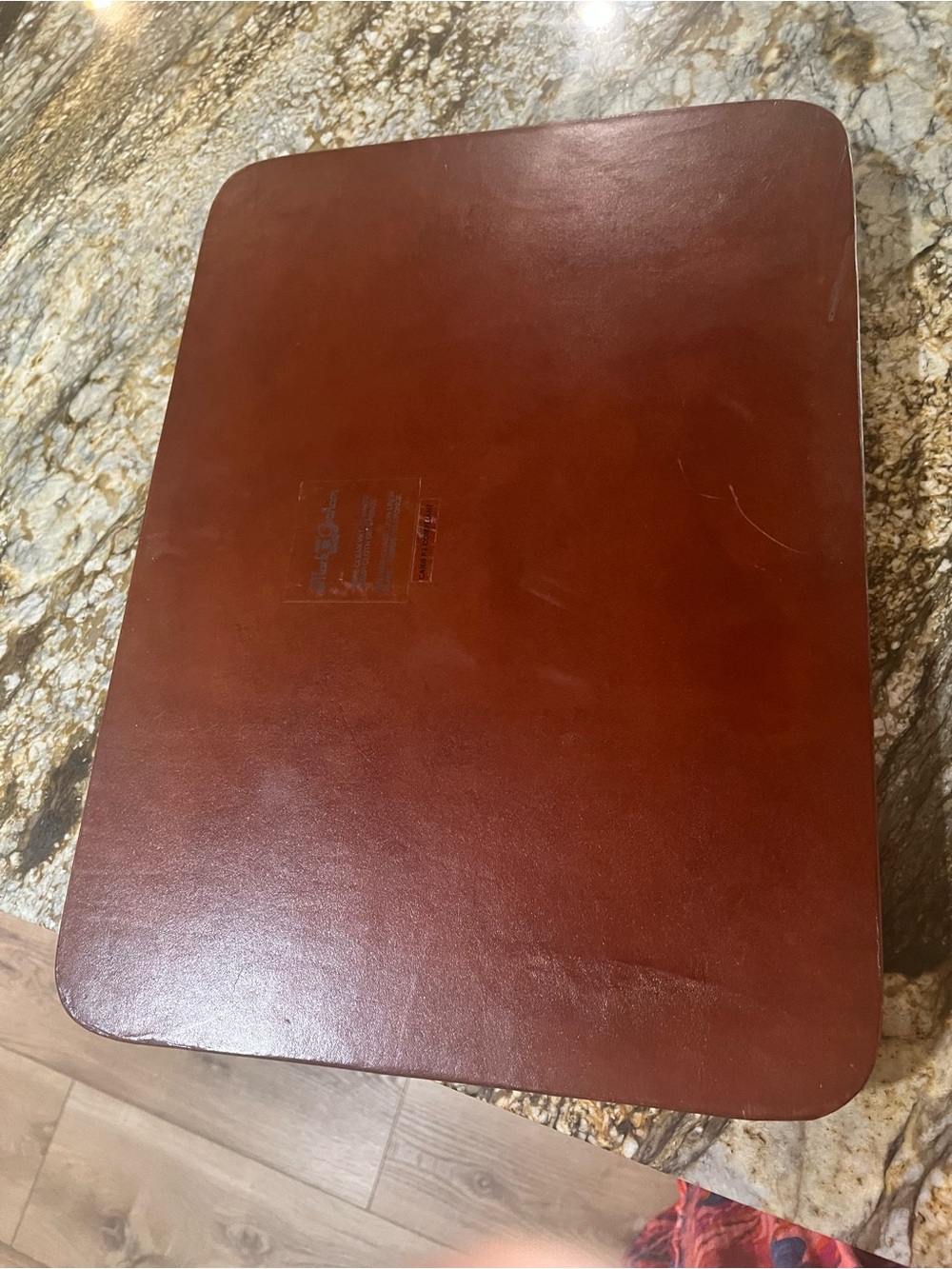 Mark & Graham Leather Serving Tray NWOT!! - Picture 5 of 5